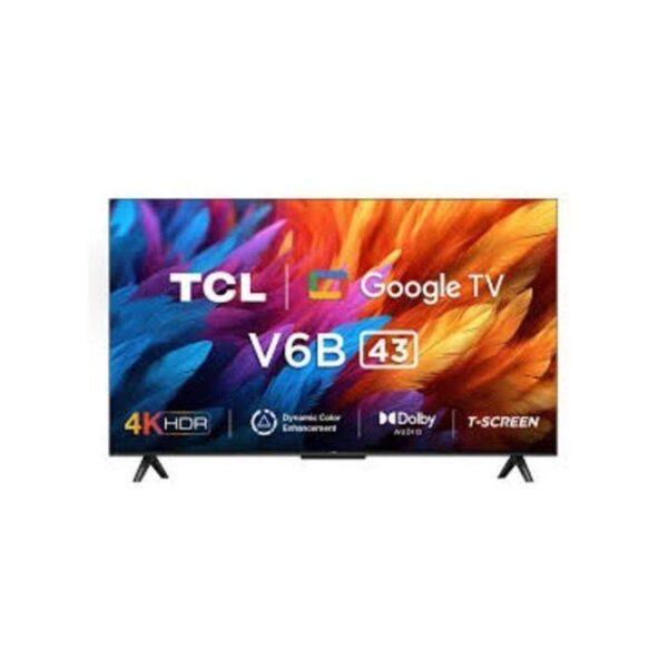 1 TCL 43 Inch V6B 4K HDR Google TV